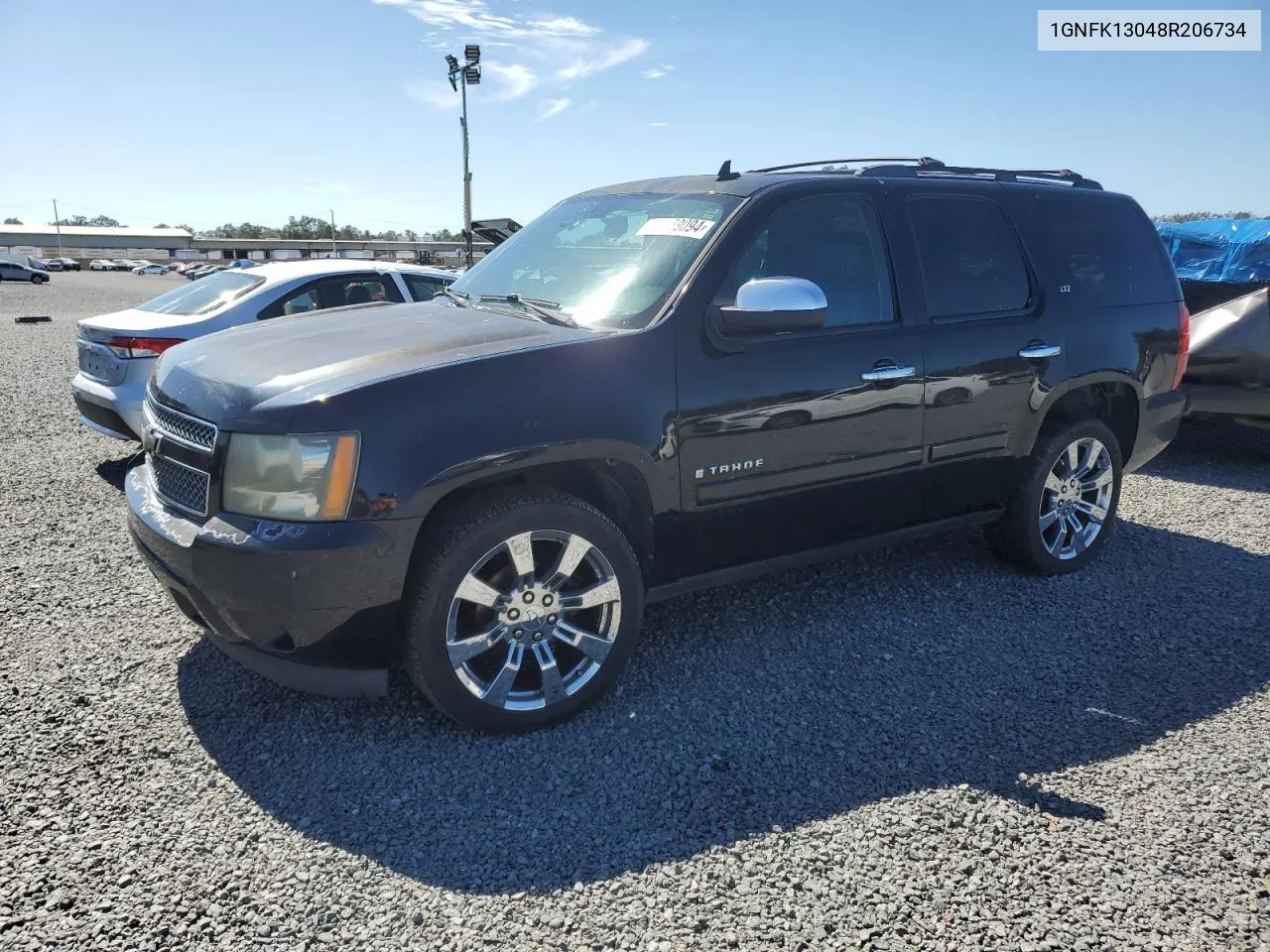 2008 Chevrolet Tahoe K1500 VIN: 1GNFK13048R206734 Lot: 76569094