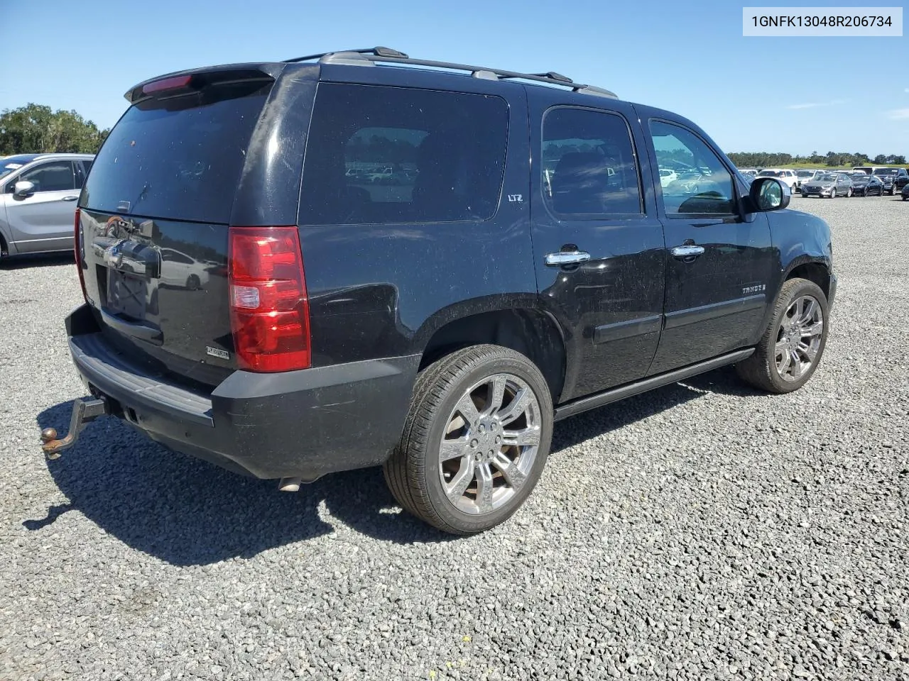 2008 Chevrolet Tahoe K1500 VIN: 1GNFK13048R206734 Lot: 76569094