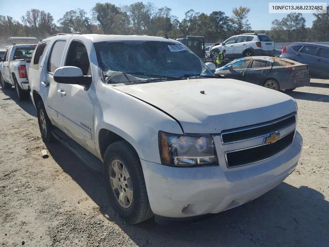 2008 Chevrolet Tahoe C1500 VIN: 1GNFC13J68J232482 Lot: 76784734