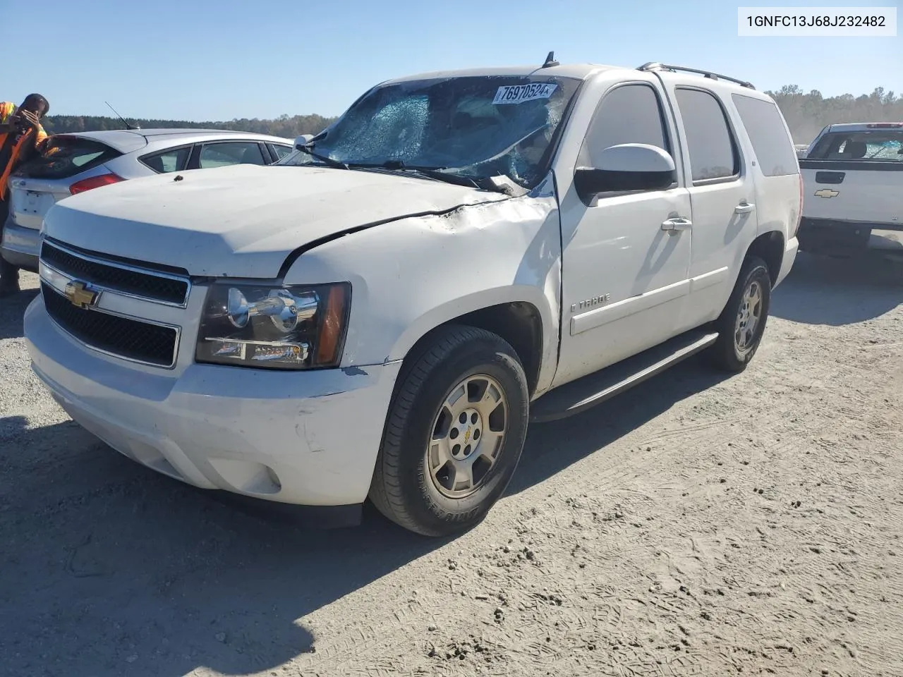 2008 Chevrolet Tahoe C1500 VIN: 1GNFC13J68J232482 Lot: 76784734