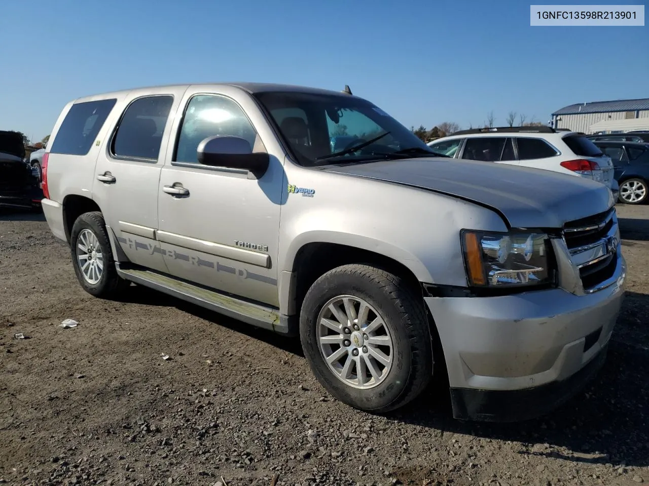 2008 Chevrolet Tahoe C1500 Hybrid VIN: 1GNFC13598R213901 Lot: 77207224