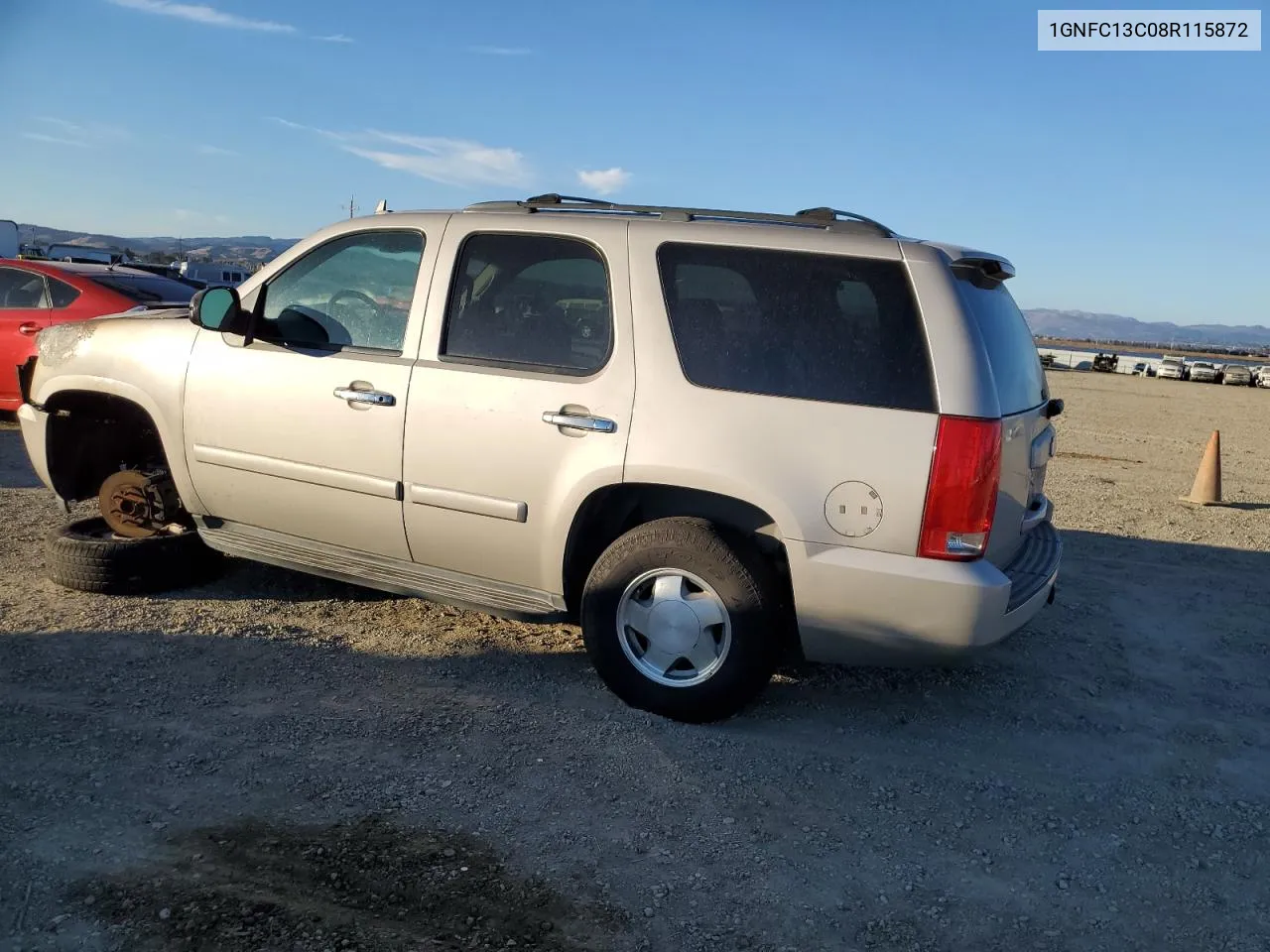 2008 Chevrolet Tahoe C1500 VIN: 1GNFC13C08R115872 Lot: 77219614