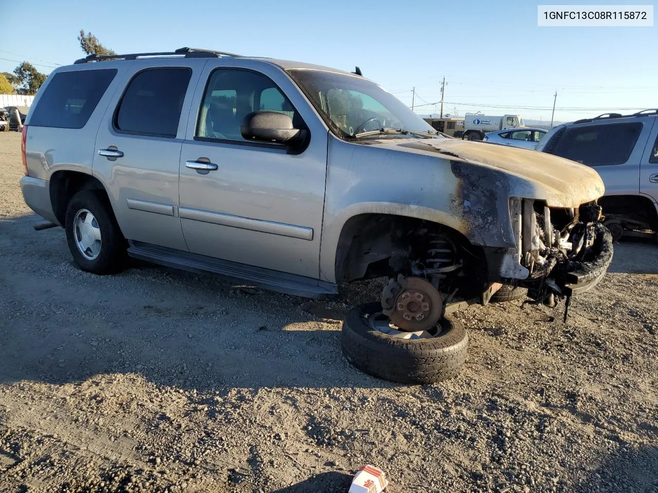 2008 Chevrolet Tahoe C1500 VIN: 1GNFC13C08R115872 Lot: 77219614