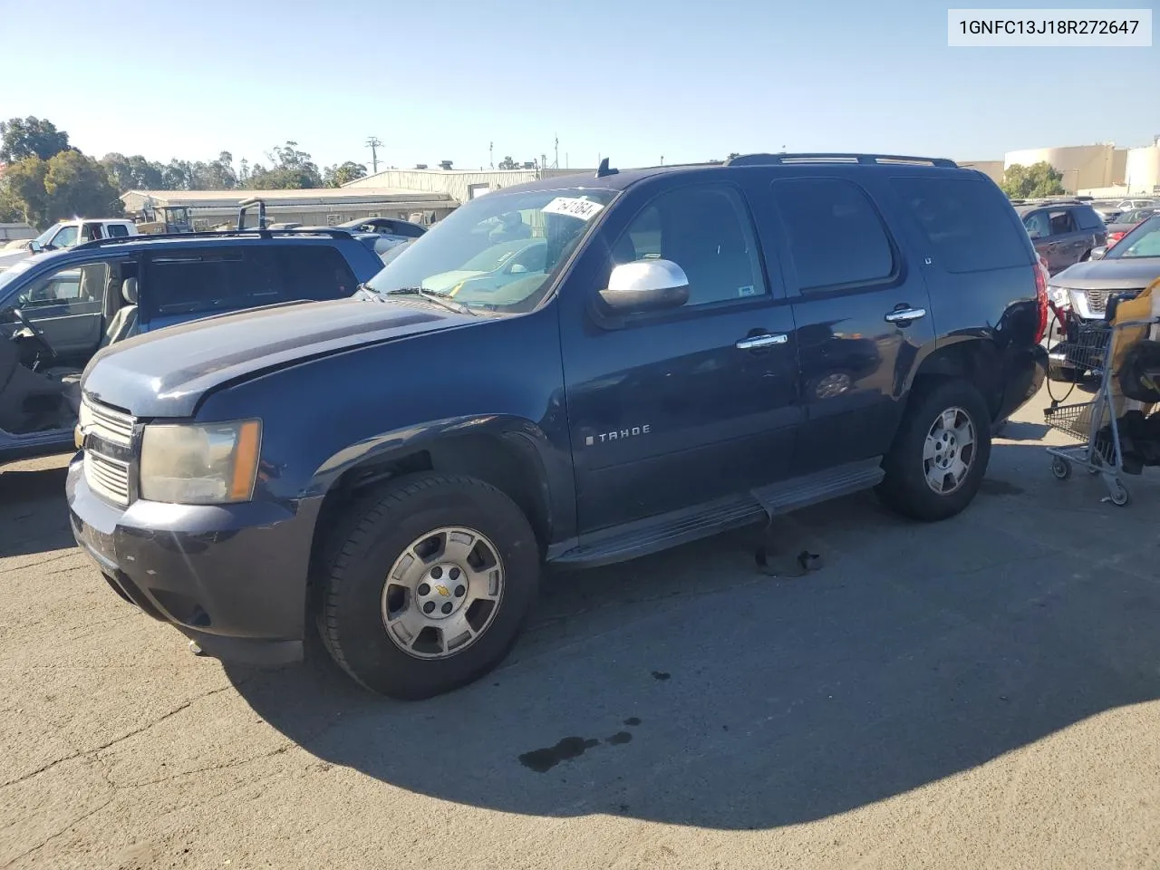 2008 Chevrolet Tahoe C1500 VIN: 1GNFC13J18R272647 Lot: 77641364