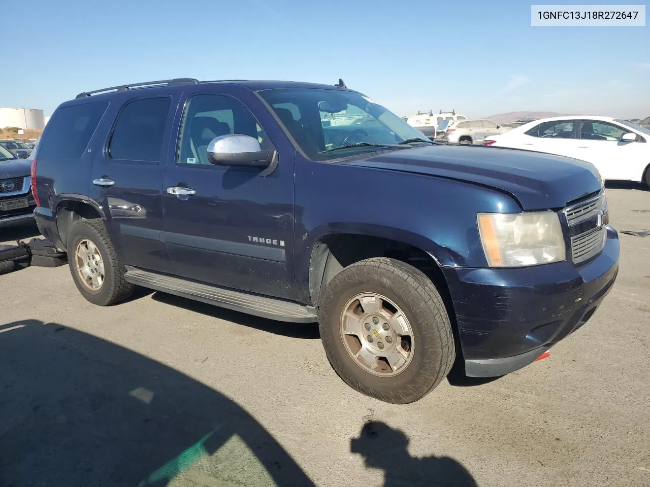 2008 Chevrolet Tahoe C1500 VIN: 1GNFC13J18R272647 Lot: 77641364