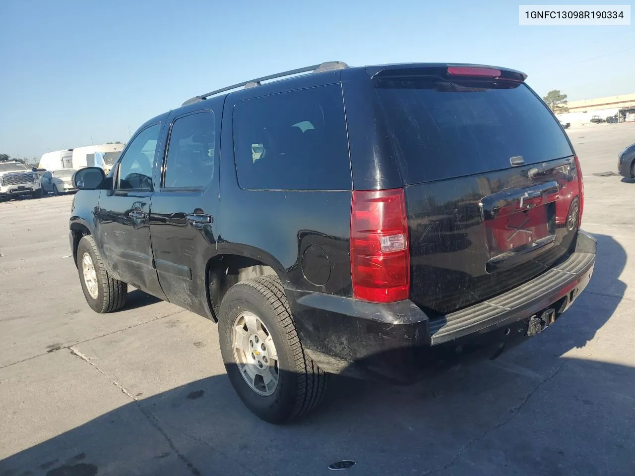 2008 Chevrolet Tahoe C1500 VIN: 1GNFC13098R190334 Lot: 77710354