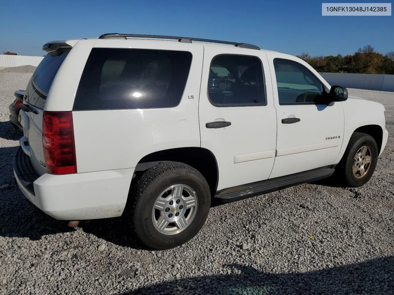 1GNFK13048J142385 2008 Chevrolet Tahoe K1500