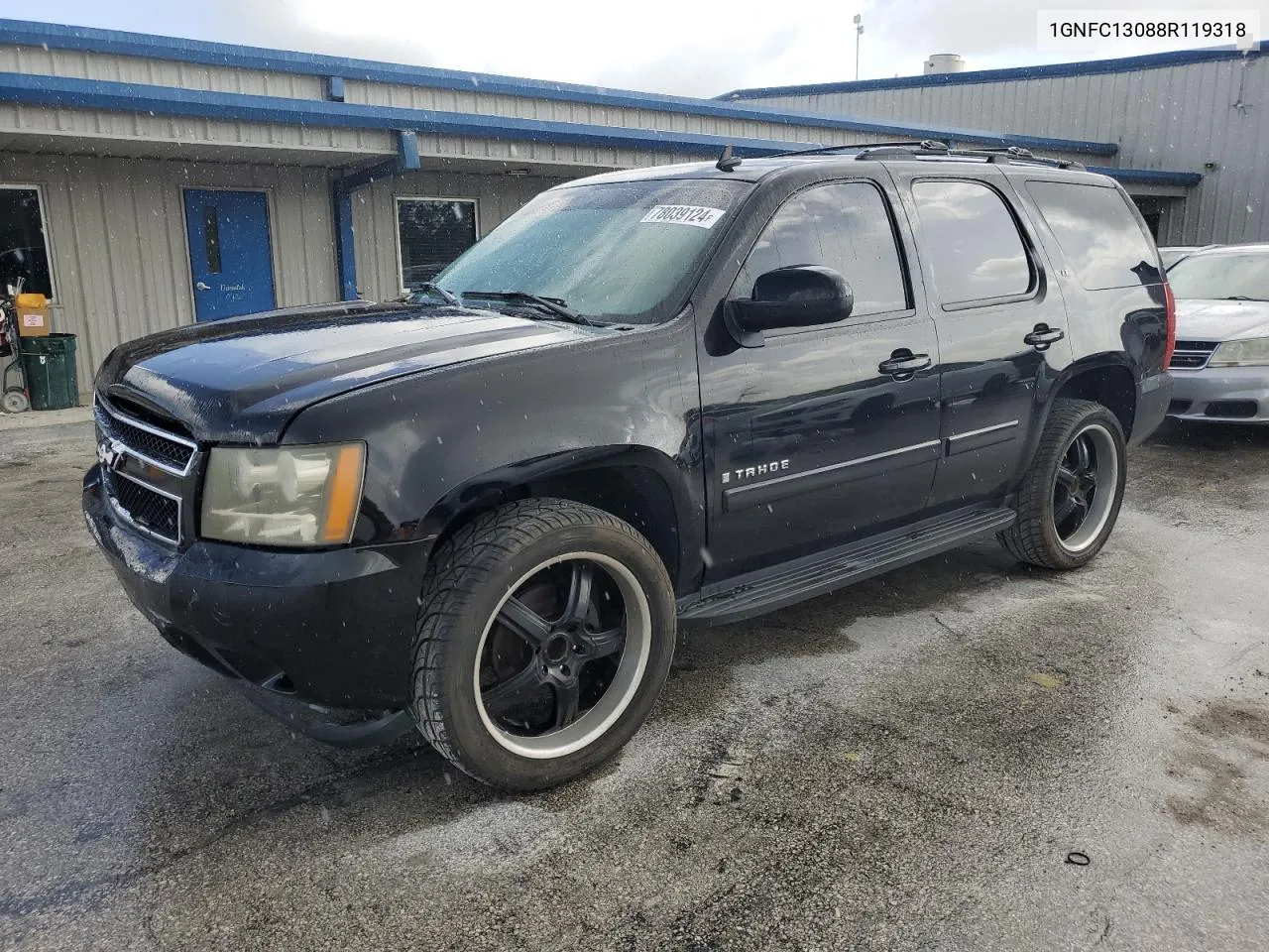 2008 Chevrolet Tahoe C1500 VIN: 1GNFC13088R119318 Lot: 78039124