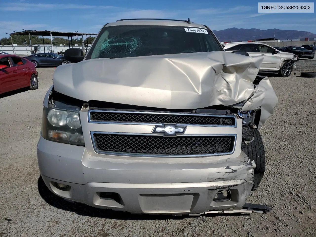 2008 Chevrolet Tahoe C1500 VIN: 1GNFC13C68R253853 Lot: 78063634