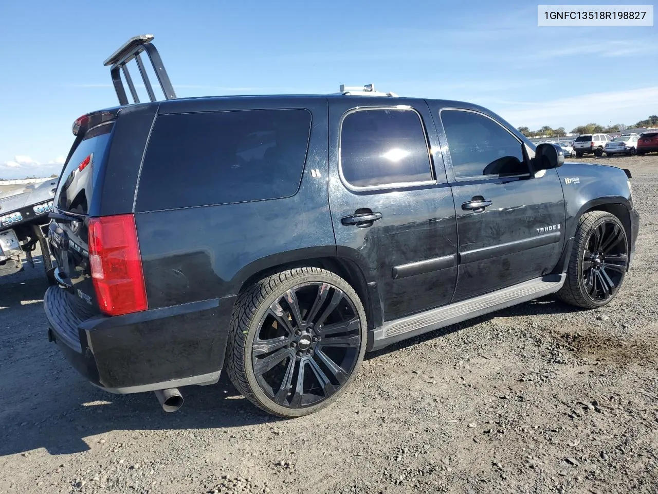 2008 Chevrolet Tahoe C1500 Hybrid VIN: 1GNFC13518R198827 Lot: 78497484