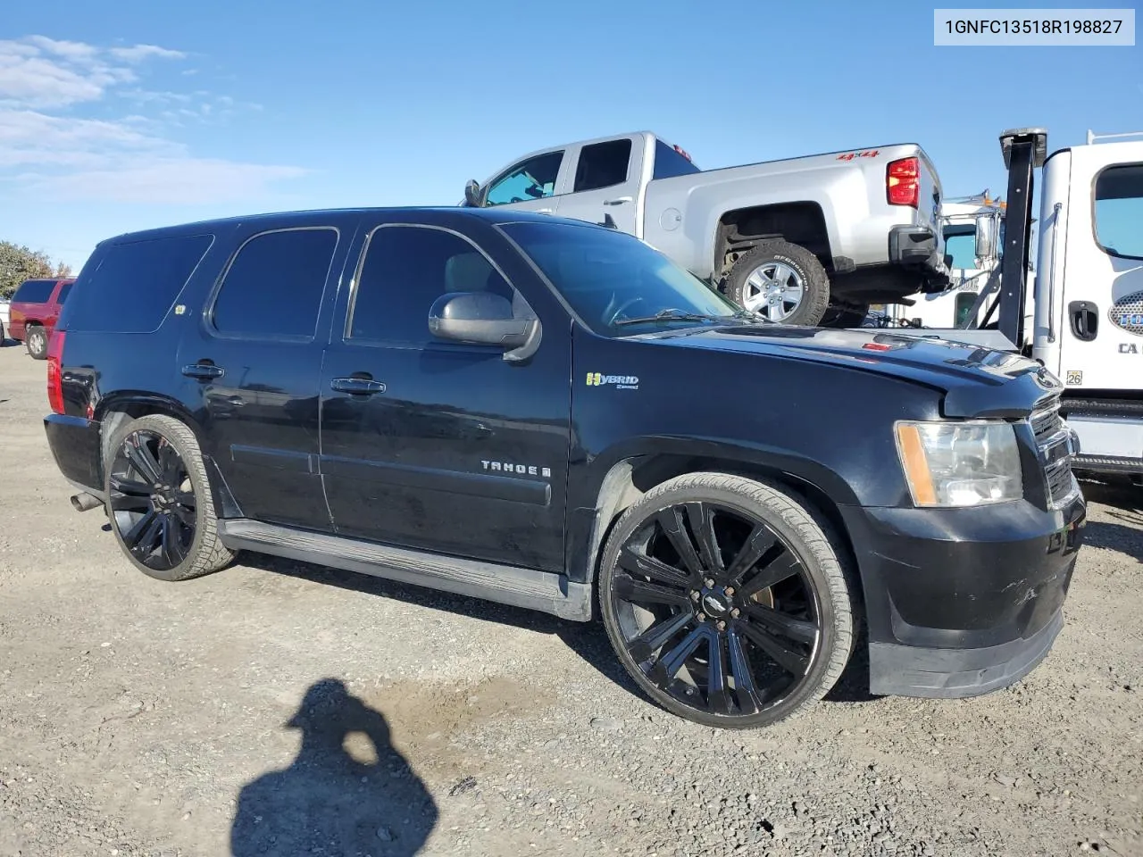 2008 Chevrolet Tahoe C1500 Hybrid VIN: 1GNFC13518R198827 Lot: 78497484