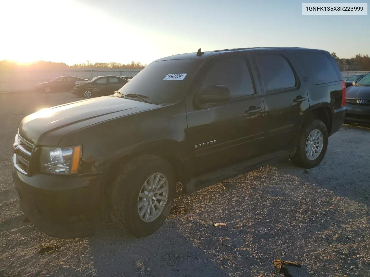 2008 Chevrolet Tahoe K1500 Hybrid VIN: 1GNFK135X8R223999 Lot: 78591224