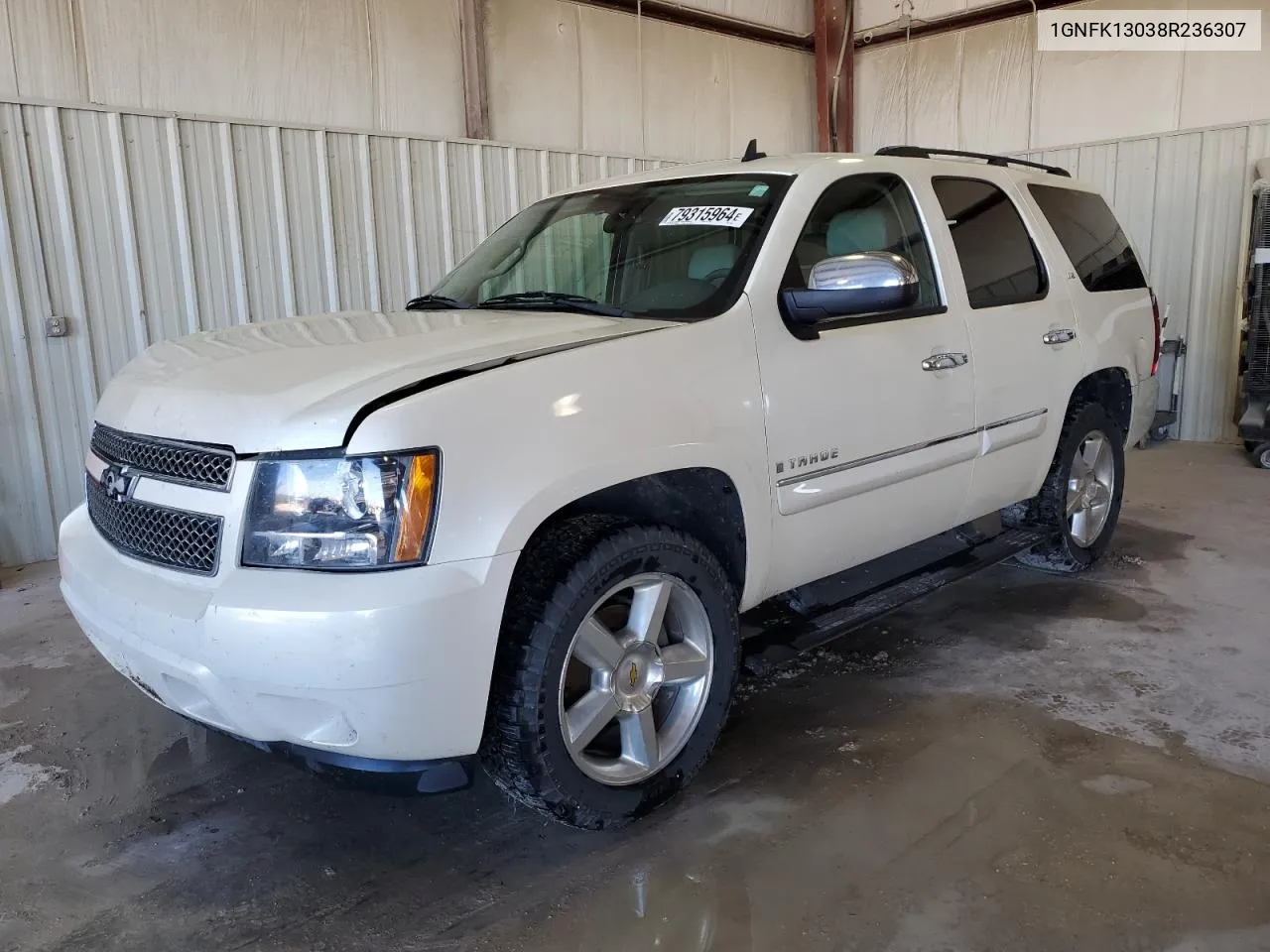 2008 Chevrolet Tahoe K1500 VIN: 1GNFK13038R236307 Lot: 79315964