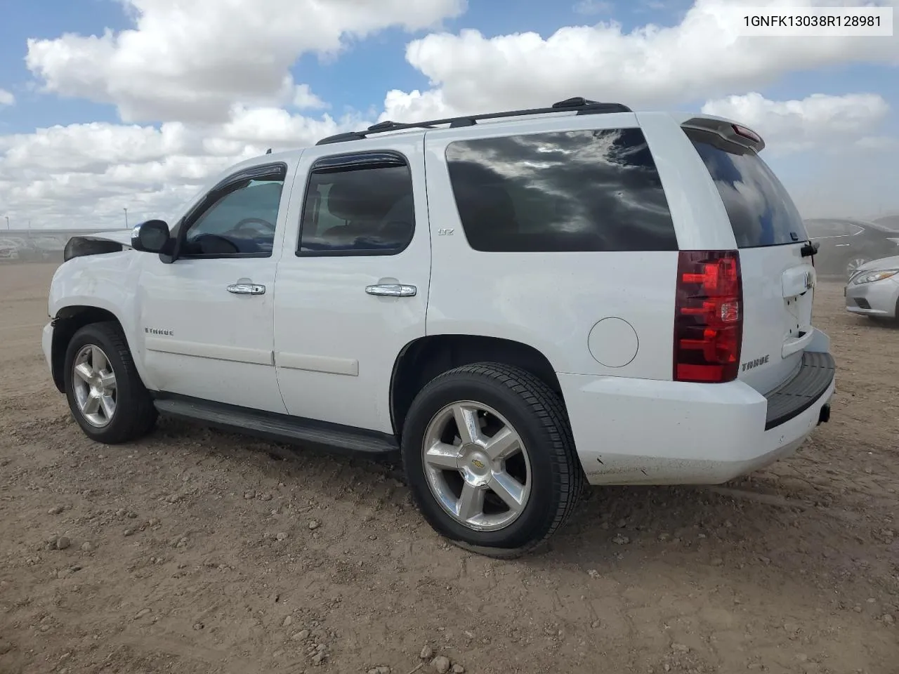 2008 Chevrolet Tahoe K1500 VIN: 1GNFK13038R128981 Lot: 79866914