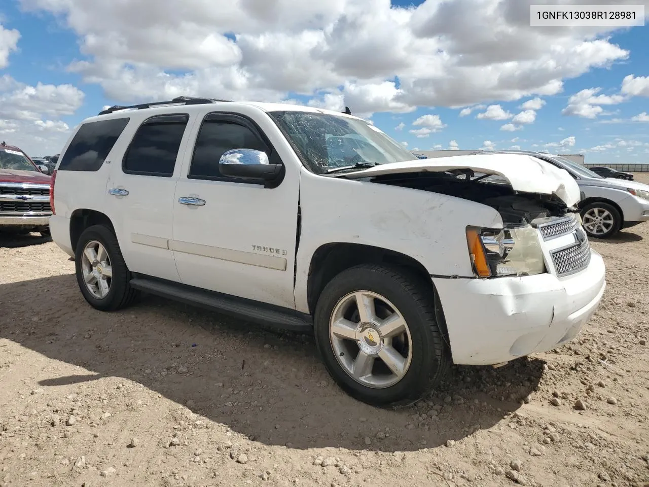 2008 Chevrolet Tahoe K1500 VIN: 1GNFK13038R128981 Lot: 79866914