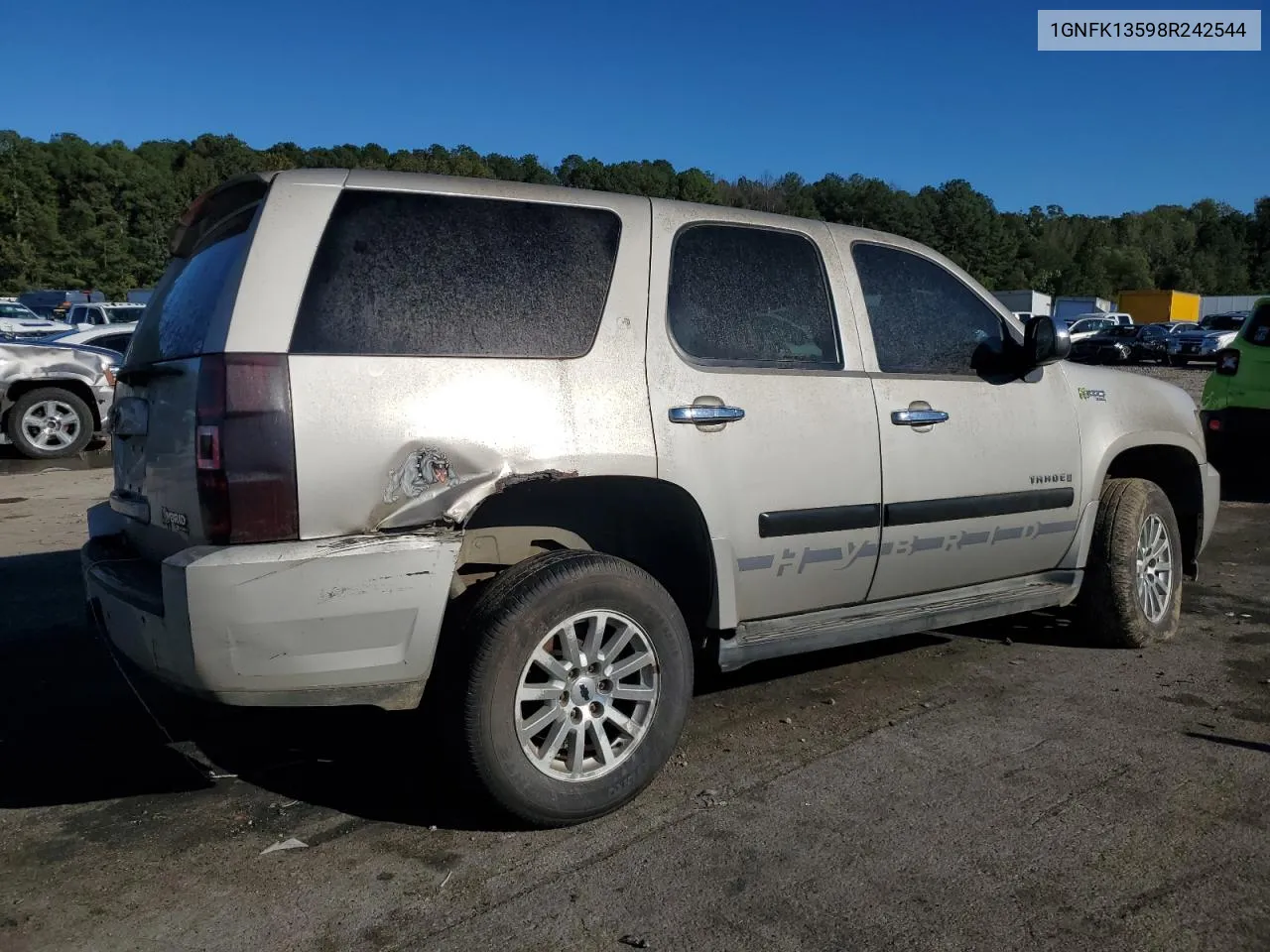 2008 Chevrolet Tahoe K1500 Hybrid VIN: 1GNFK13598R242544 Lot: 80854424