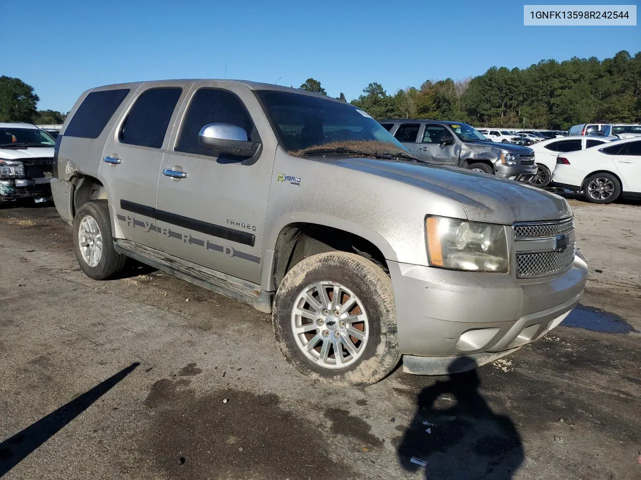 2008 Chevrolet Tahoe K1500 Hybrid VIN: 1GNFK13598R242544 Lot: 80854424