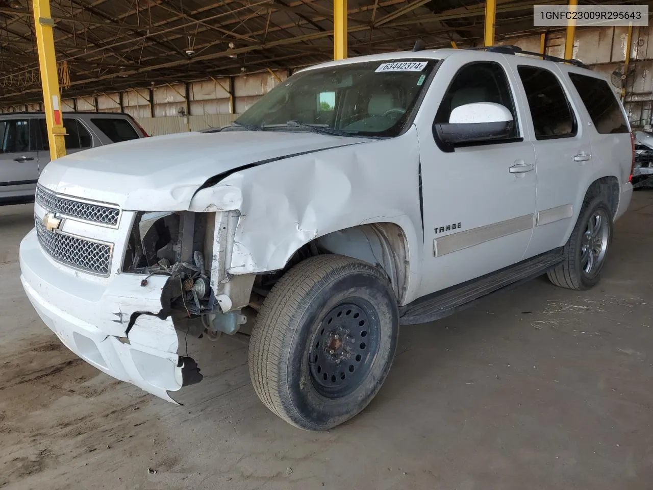 2009 Chevrolet Tahoe C1500 Lt VIN: 1GNFC23009R295643 Lot: 63442374