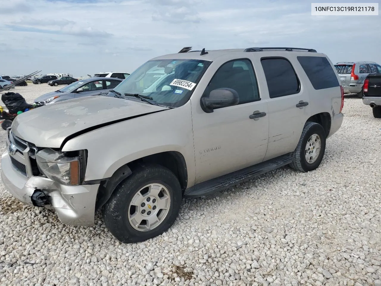 2009 Chevrolet Tahoe C1500 Ls VIN: 1GNFC13C19R121178 Lot: 69982254