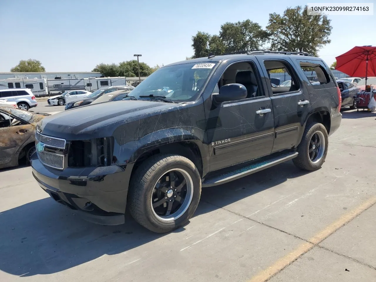 2009 Chevrolet Tahoe K1500 Lt VIN: 1GNFK23099R274163 Lot: 70233434