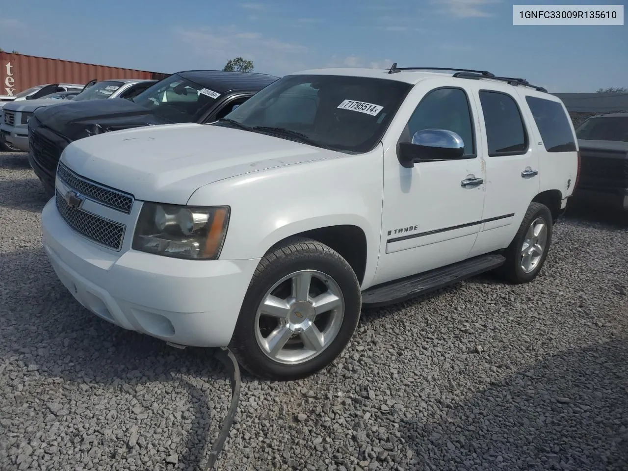 2009 Chevrolet Tahoe C1500 Ltz VIN: 1GNFC33009R135610 Lot: 71795514