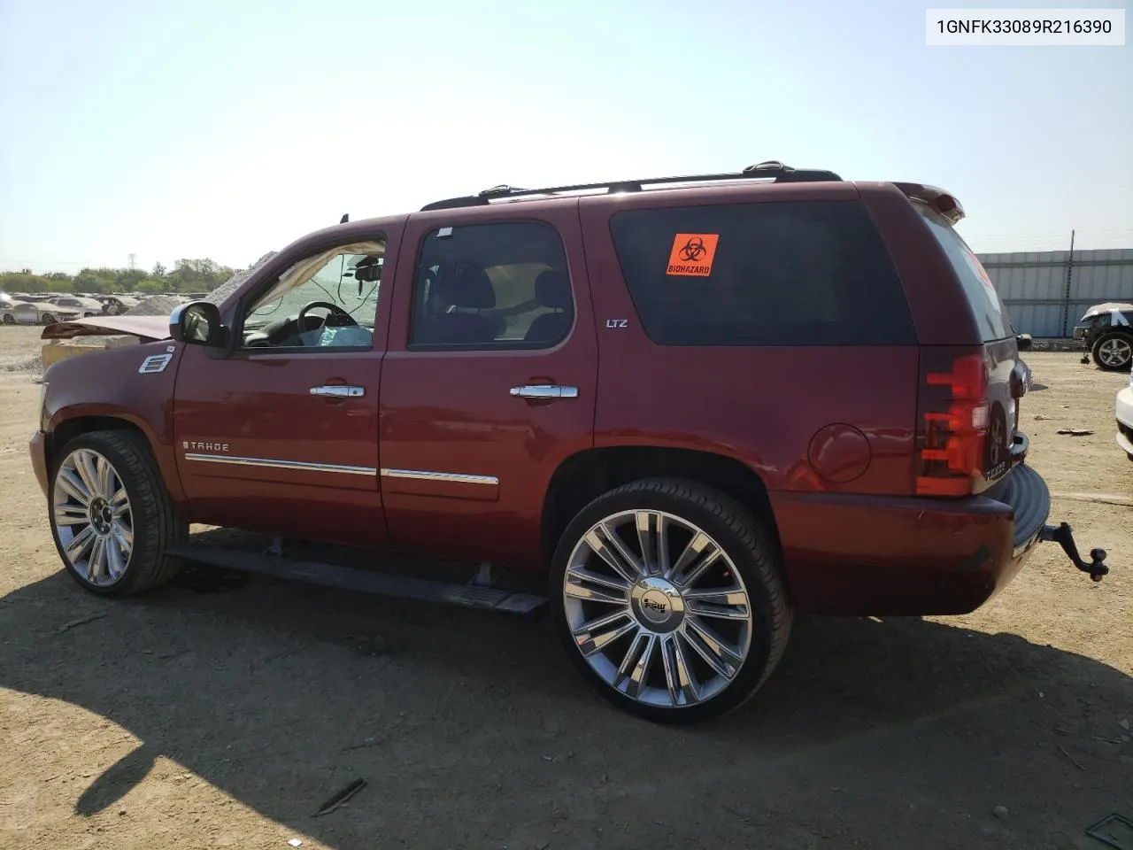 2009 Chevrolet Tahoe K1500 Ltz VIN: 1GNFK33089R216390 Lot: 72059254