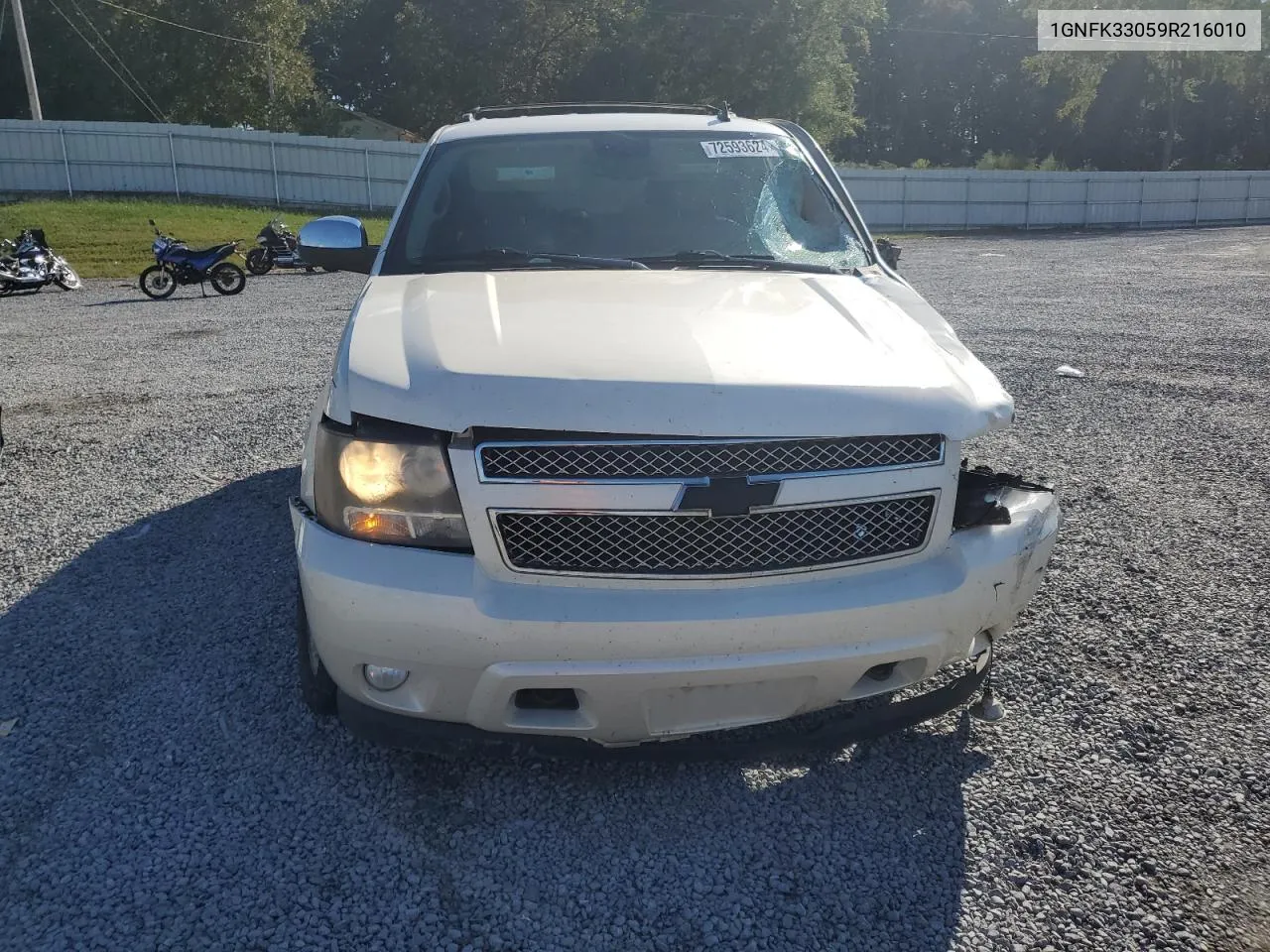 2009 Chevrolet Tahoe K1500 Ltz VIN: 1GNFK33059R216010 Lot: 72593624