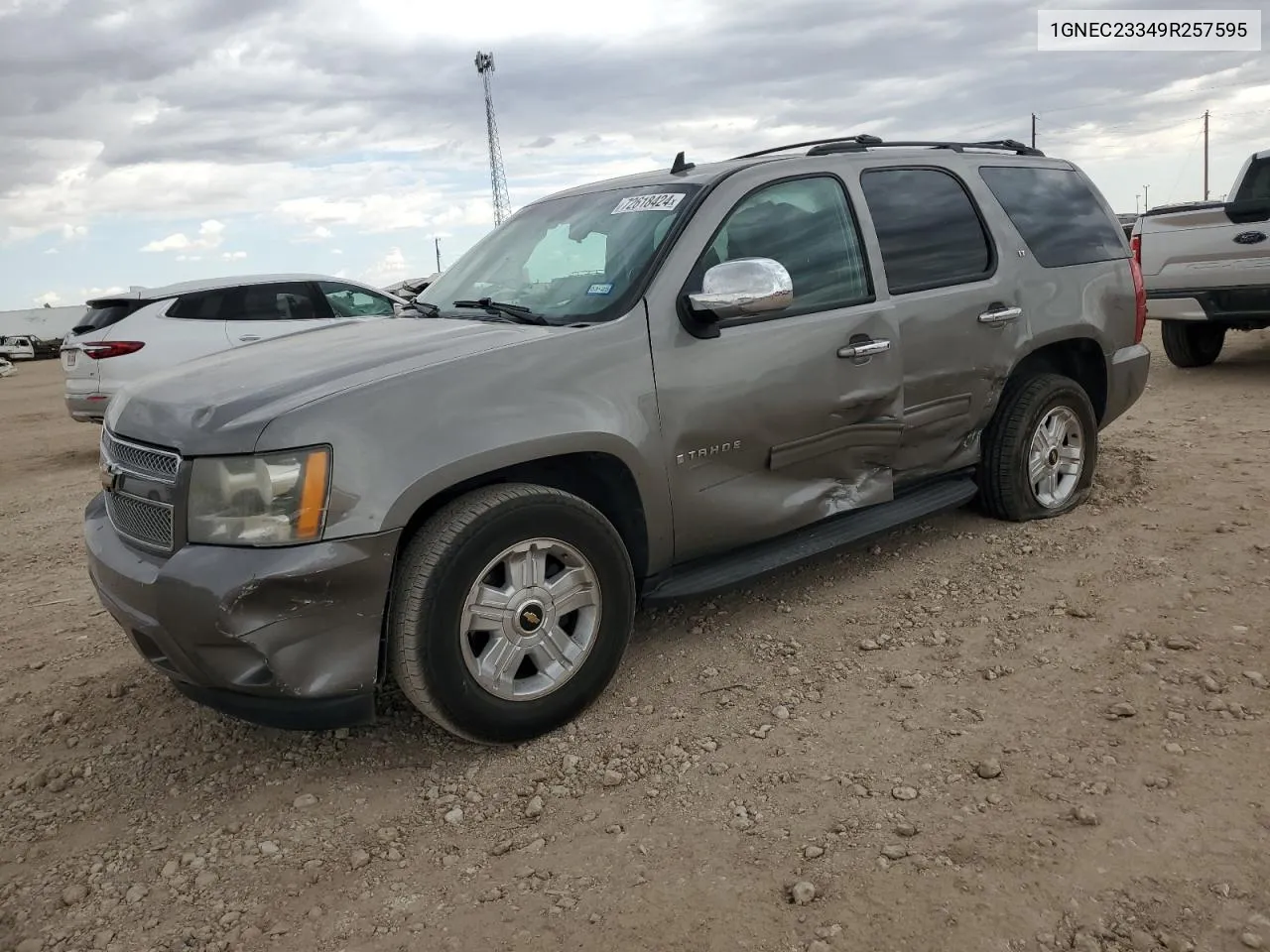 2009 Chevrolet Tahoe C1500 Lt VIN: 1GNEC23349R257595 Lot: 72618424