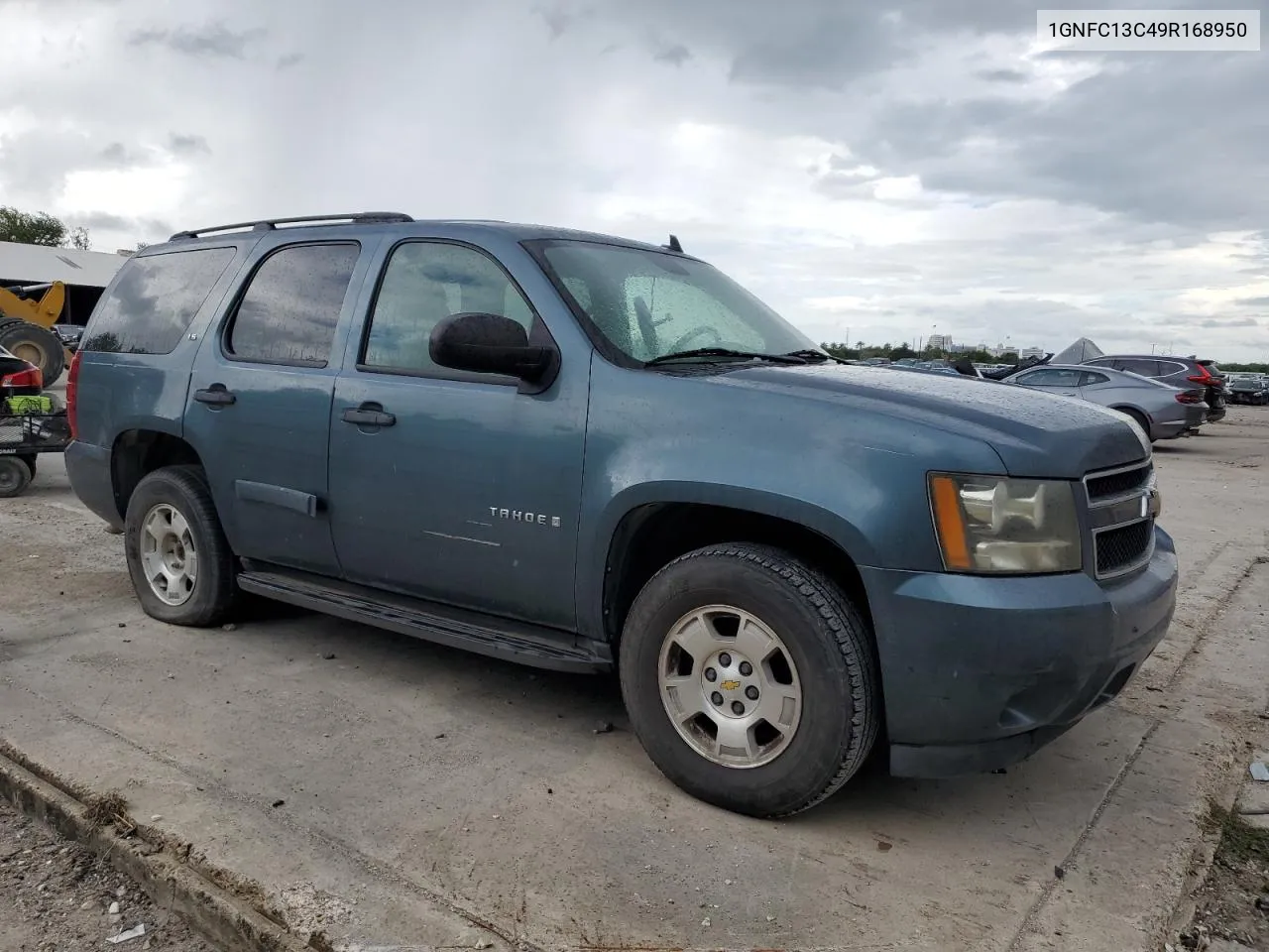 2009 Chevrolet Tahoe C1500 Ls VIN: 1GNFC13C49R168950 Lot: 72706044