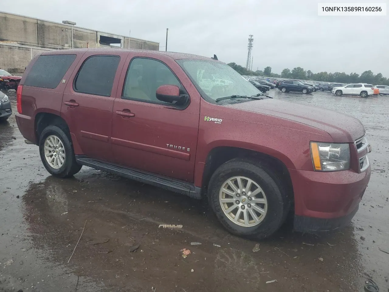 2009 Chevrolet Tahoe Hybrid VIN: 1GNFK13589R160256 Lot: 73424444