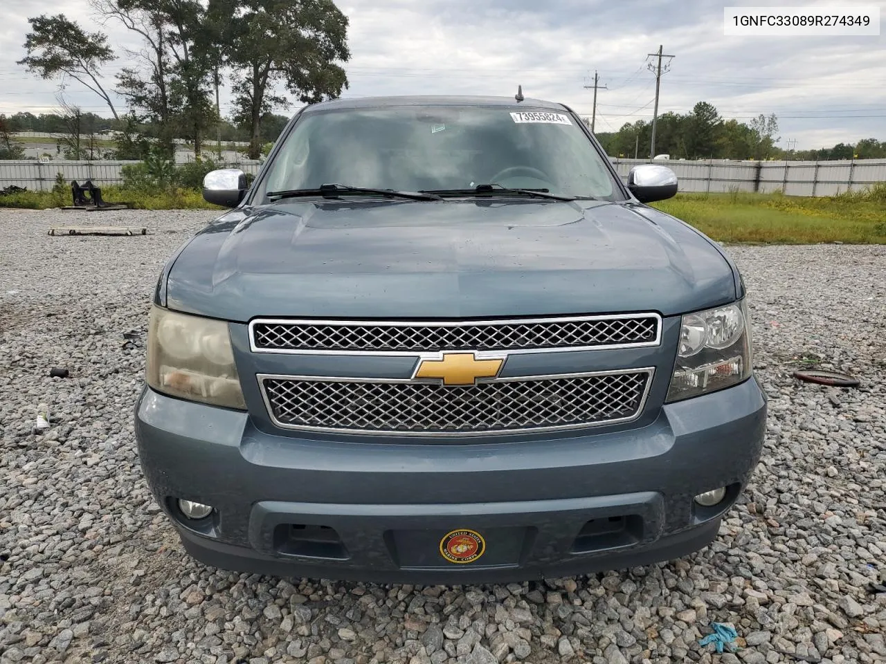 2009 Chevrolet Tahoe C1500 Ltz VIN: 1GNFC33089R274349 Lot: 73955824