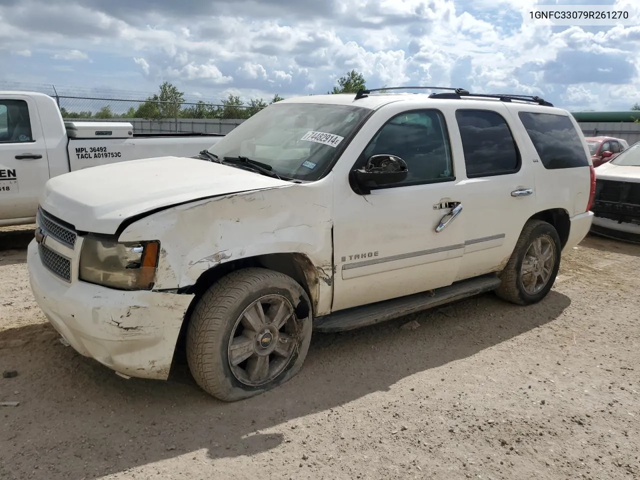 2009 Chevrolet Tahoe C1500 Ltz VIN: 1GNFC33079R261270 Lot: 74482914