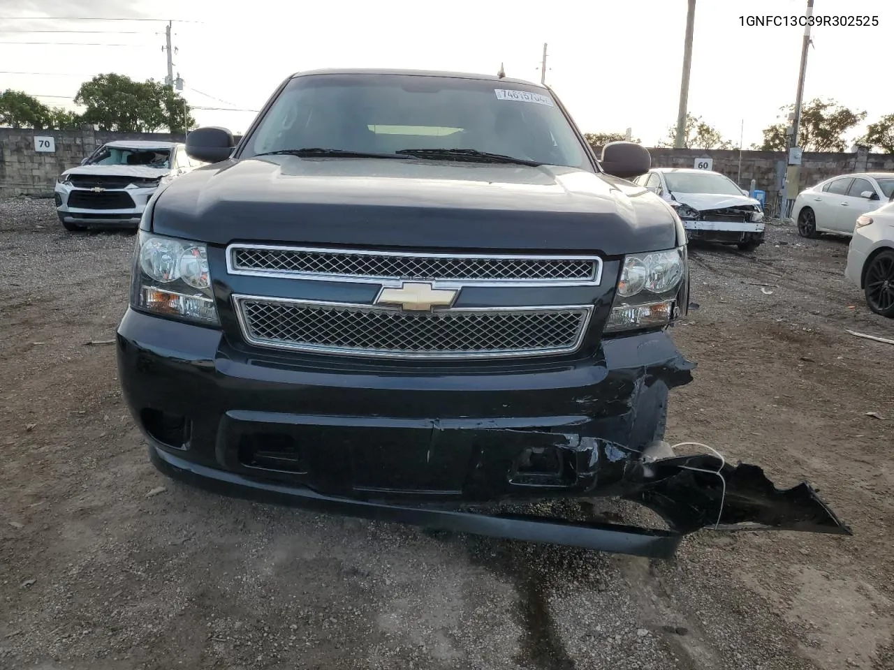 2009 Chevrolet Tahoe C1500 Ls VIN: 1GNFC13C39R302525 Lot: 74615704