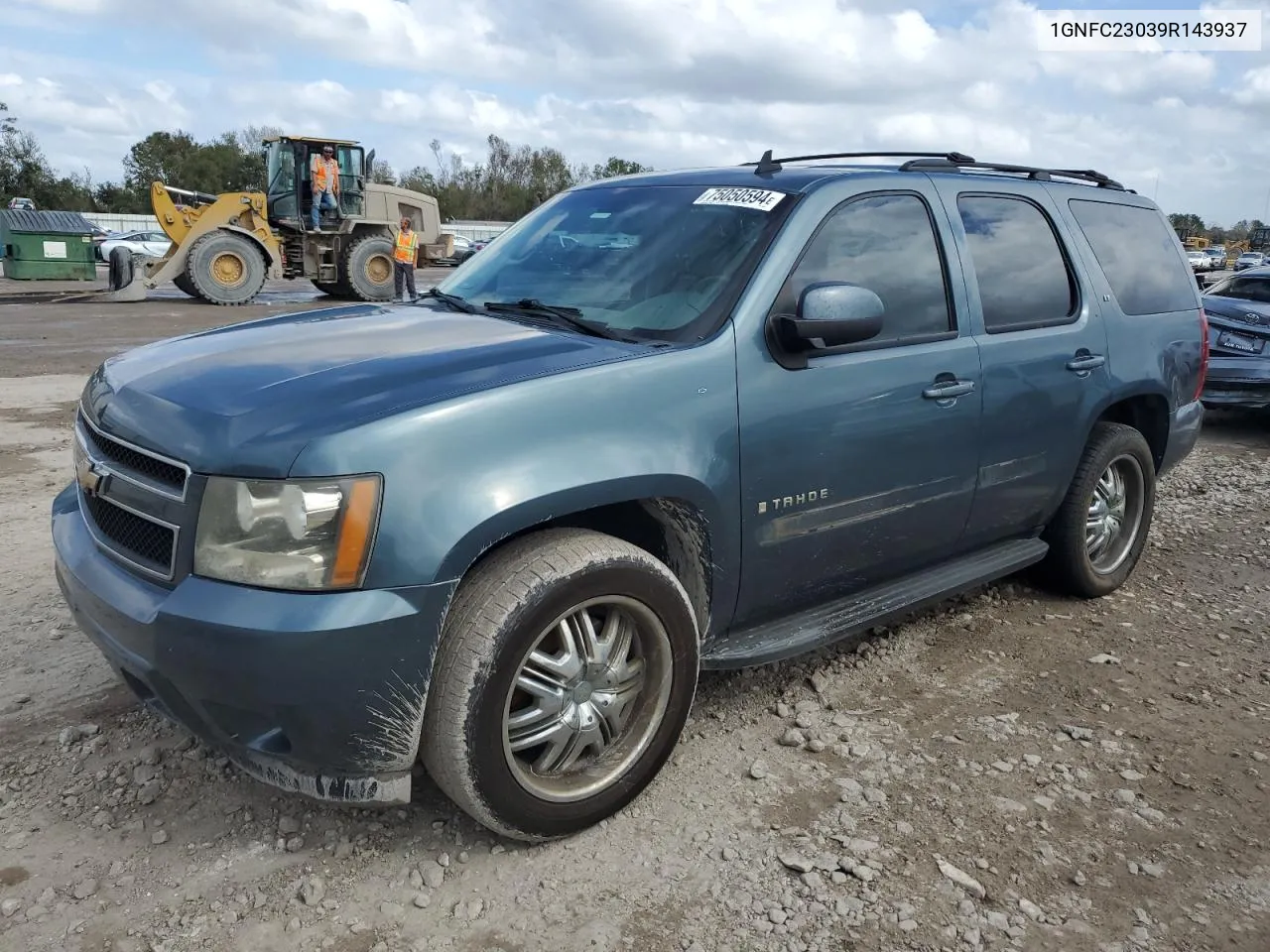 2009 Chevrolet Tahoe C1500 Lt VIN: 1GNFC23039R143937 Lot: 75050594