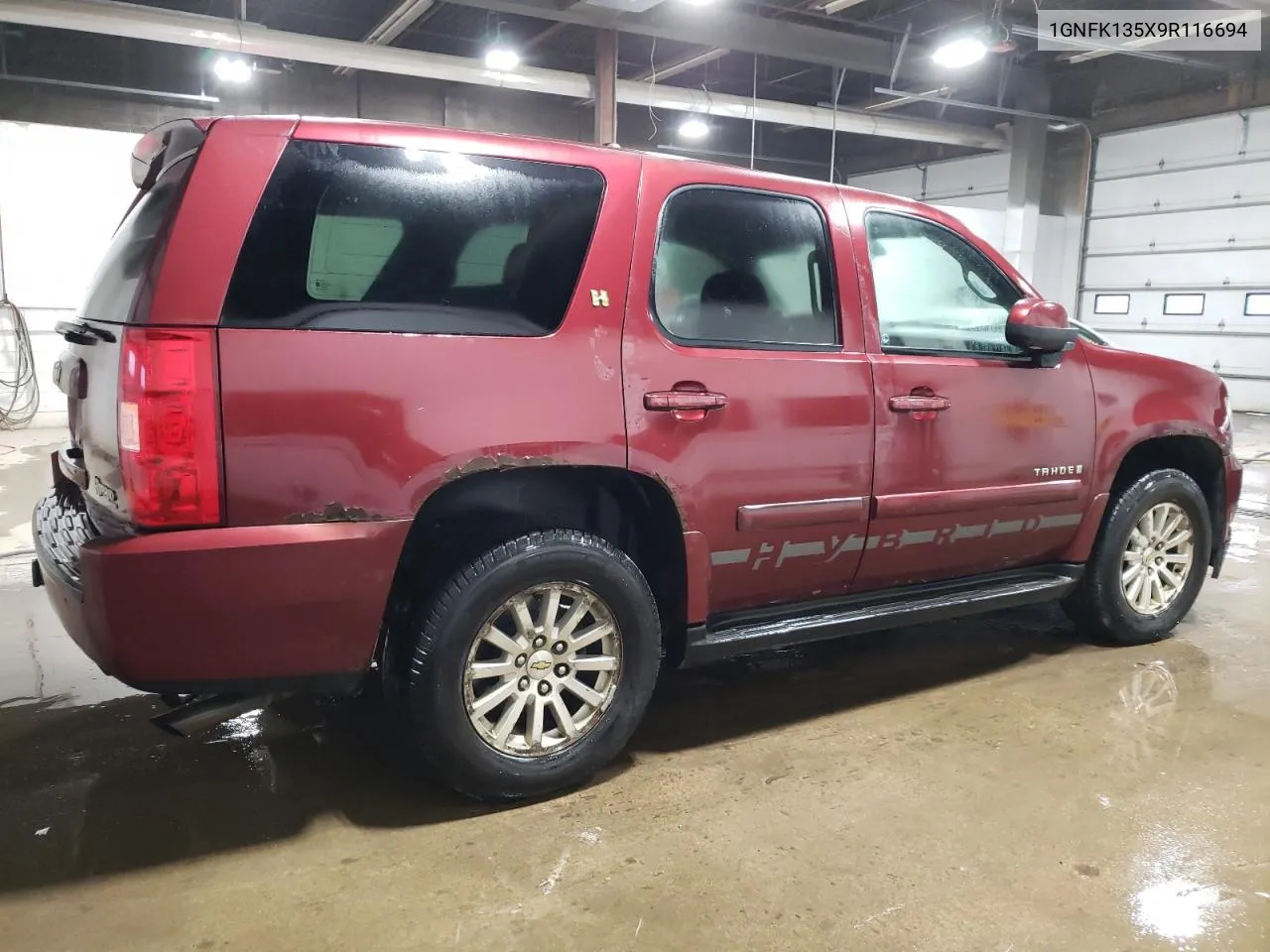 2009 Chevrolet Tahoe Hybrid VIN: 1GNFK135X9R116694 Lot: 75645354