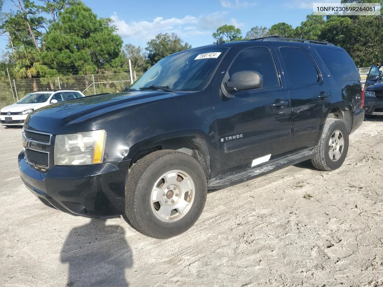 2009 Chevrolet Tahoe K1500 Lt VIN: 1GNFK23069R264061 Lot: 75807424