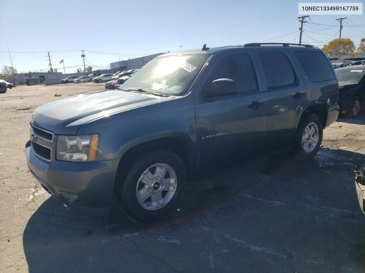 2009 Chevrolet Tahoe C1500 Ls VIN: 1GNEC13349R167759 Lot: 76683494