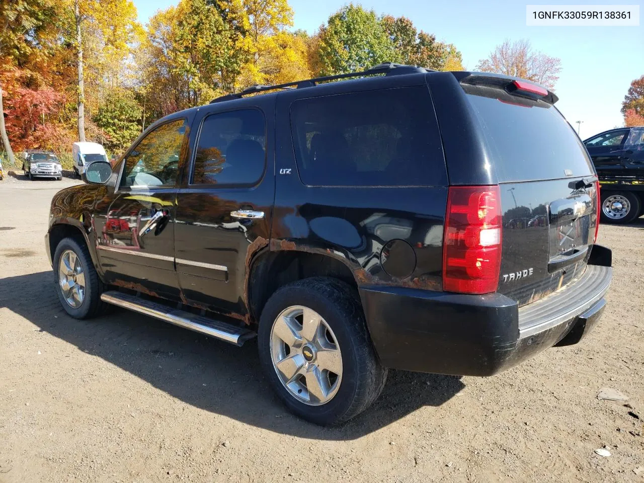 2009 Chevrolet Tahoe K1500 Ltz VIN: 1GNFK33059R138361 Lot: 77444824