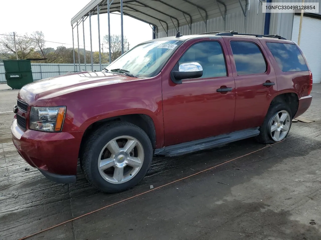 2009 Chevrolet Tahoe C1500 Ltz VIN: 1GNFC33049R128854 Lot: 77657124