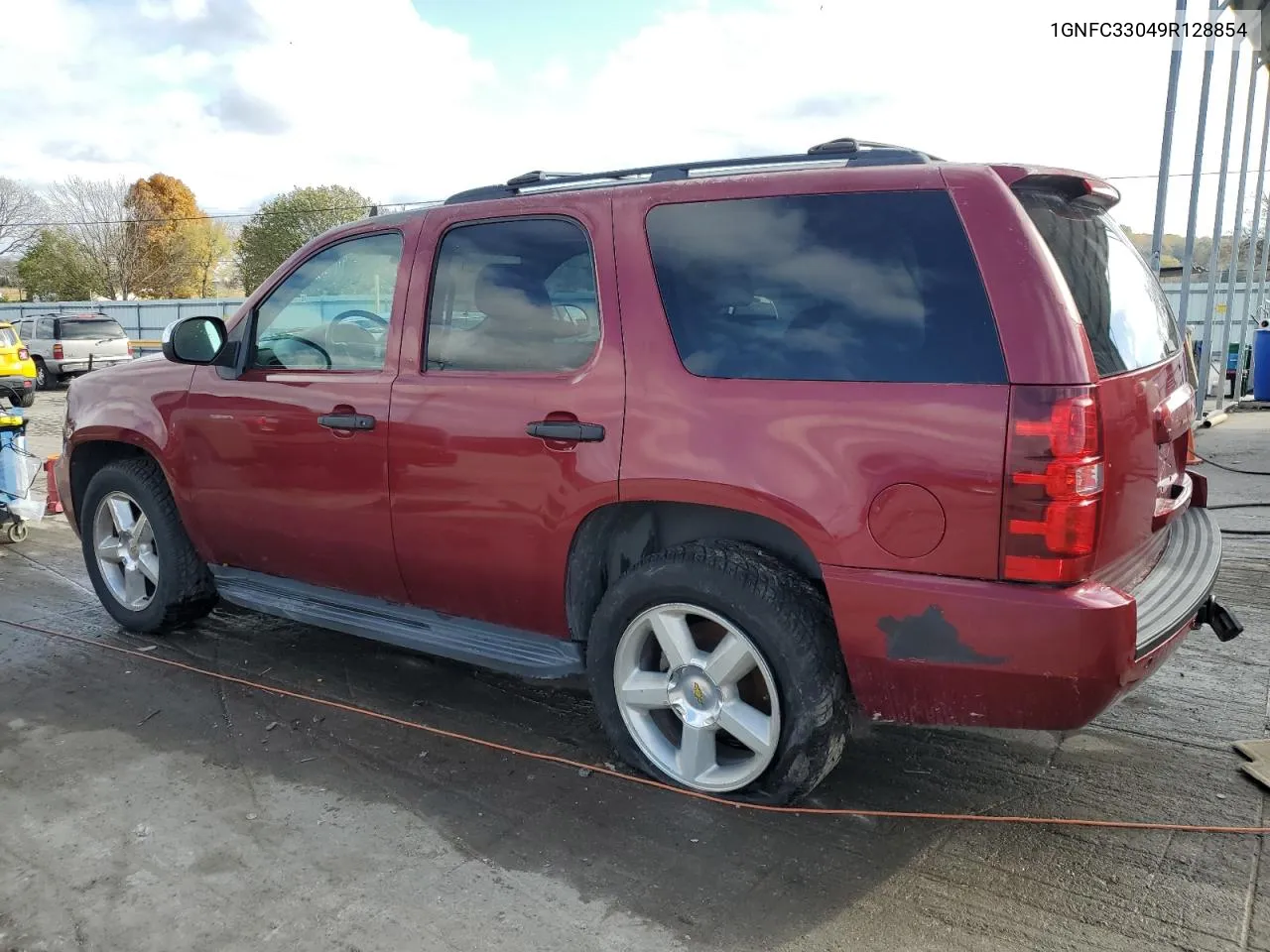 2009 Chevrolet Tahoe C1500 Ltz VIN: 1GNFC33049R128854 Lot: 77657124