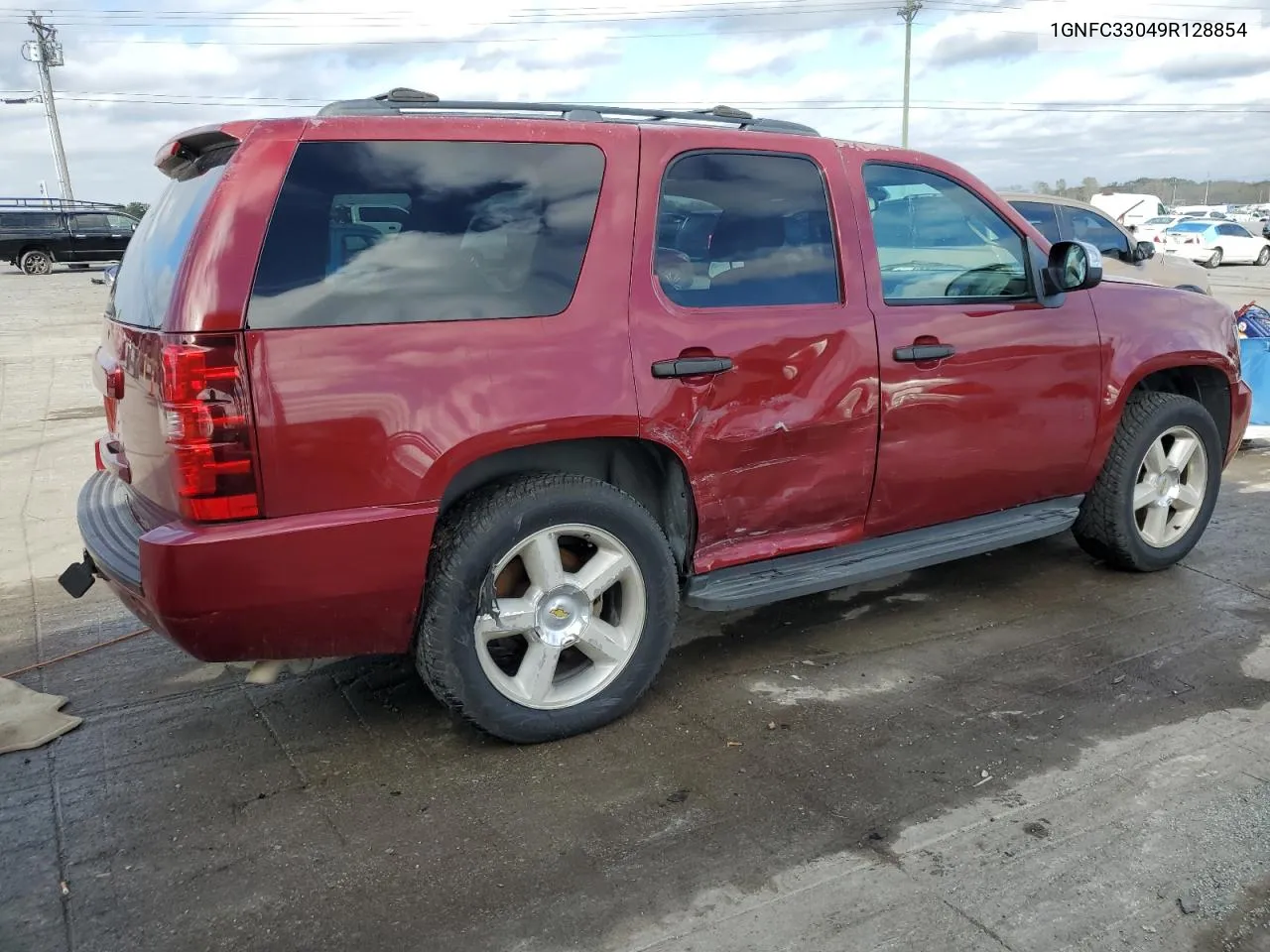 2009 Chevrolet Tahoe C1500 Ltz VIN: 1GNFC33049R128854 Lot: 77657124