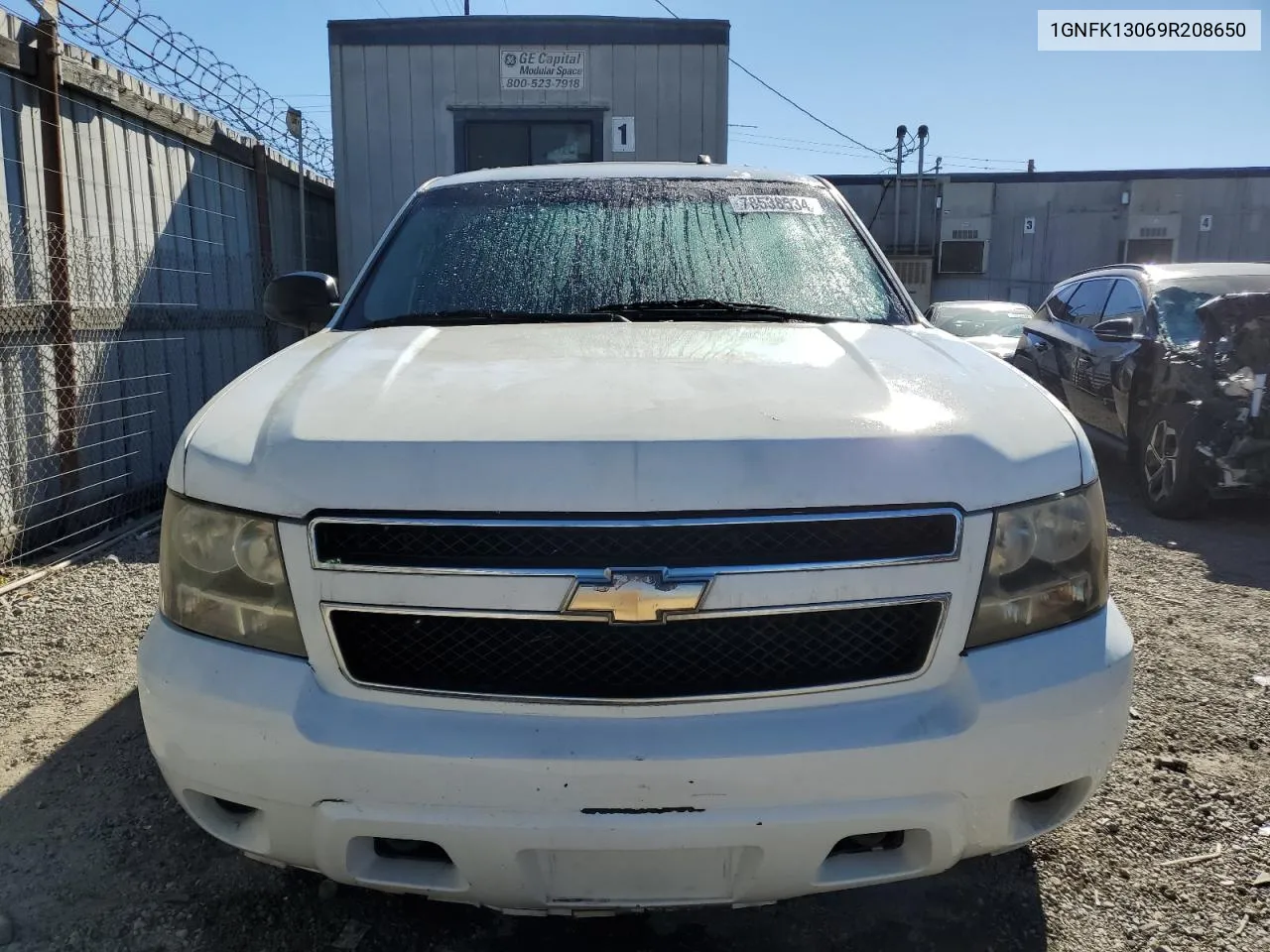 2009 Chevrolet Tahoe K1500 Ls VIN: 1GNFK13069R208650 Lot: 78538534