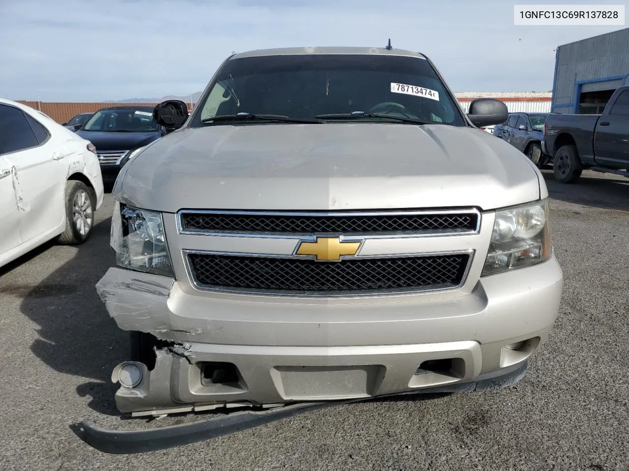 2009 Chevrolet Tahoe C1500 Ls VIN: 1GNFC13C69R137828 Lot: 78713474