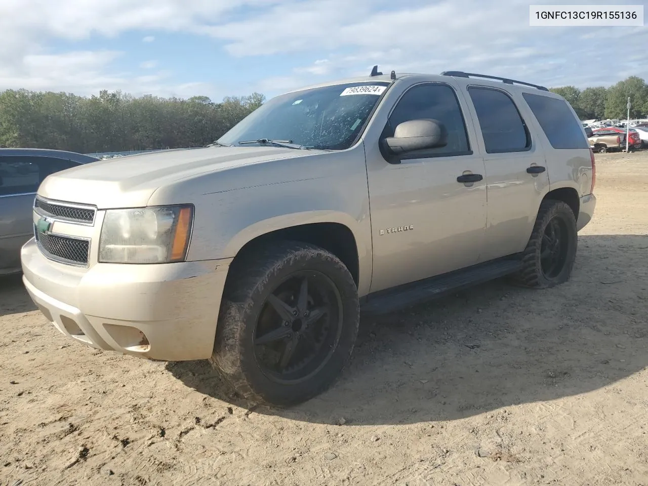 2009 Chevrolet Tahoe C1500 Ls VIN: 1GNFC13C19R155136 Lot: 79839624