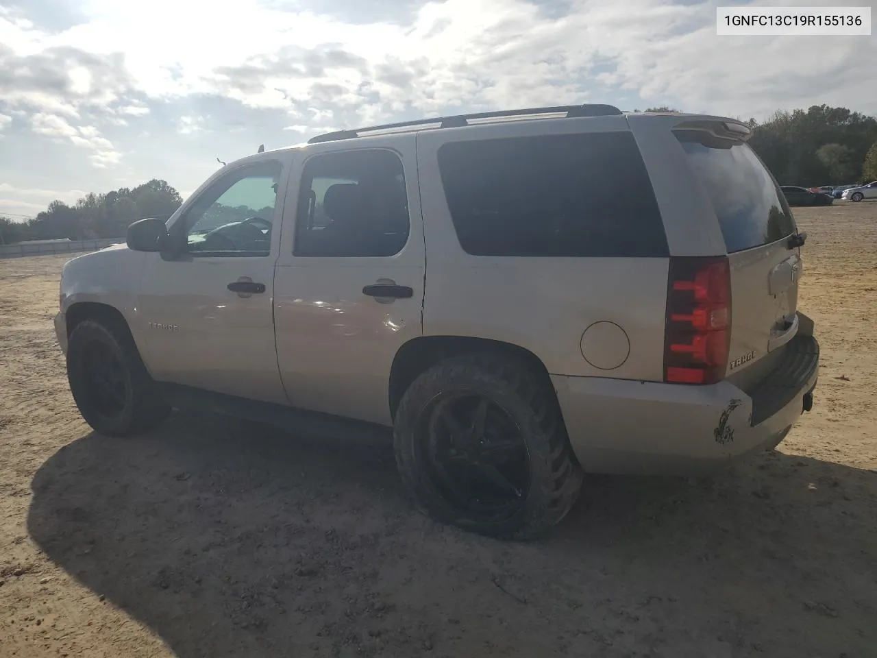 2009 Chevrolet Tahoe C1500 Ls VIN: 1GNFC13C19R155136 Lot: 79839624