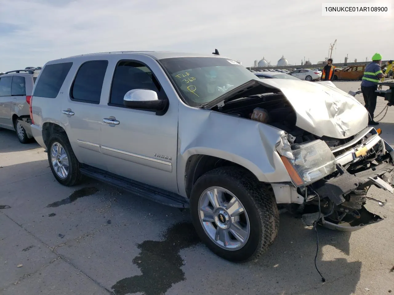 2010 Chevrolet Tahoe K1500 Ltz VIN: 1GNUKCE01AR108900 Lot: 38314574