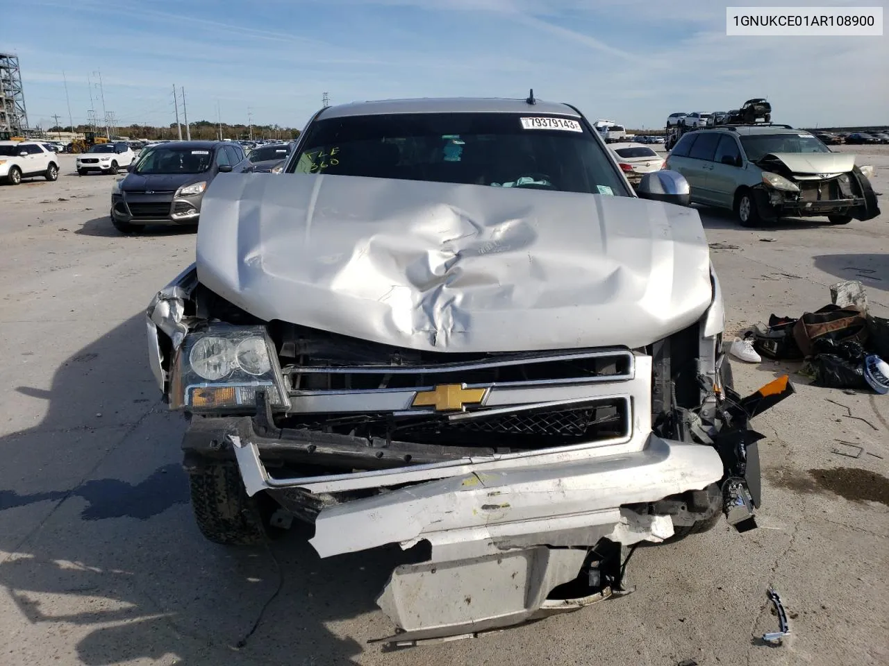 2010 Chevrolet Tahoe K1500 Ltz VIN: 1GNUKCE01AR108900 Lot: 38314574