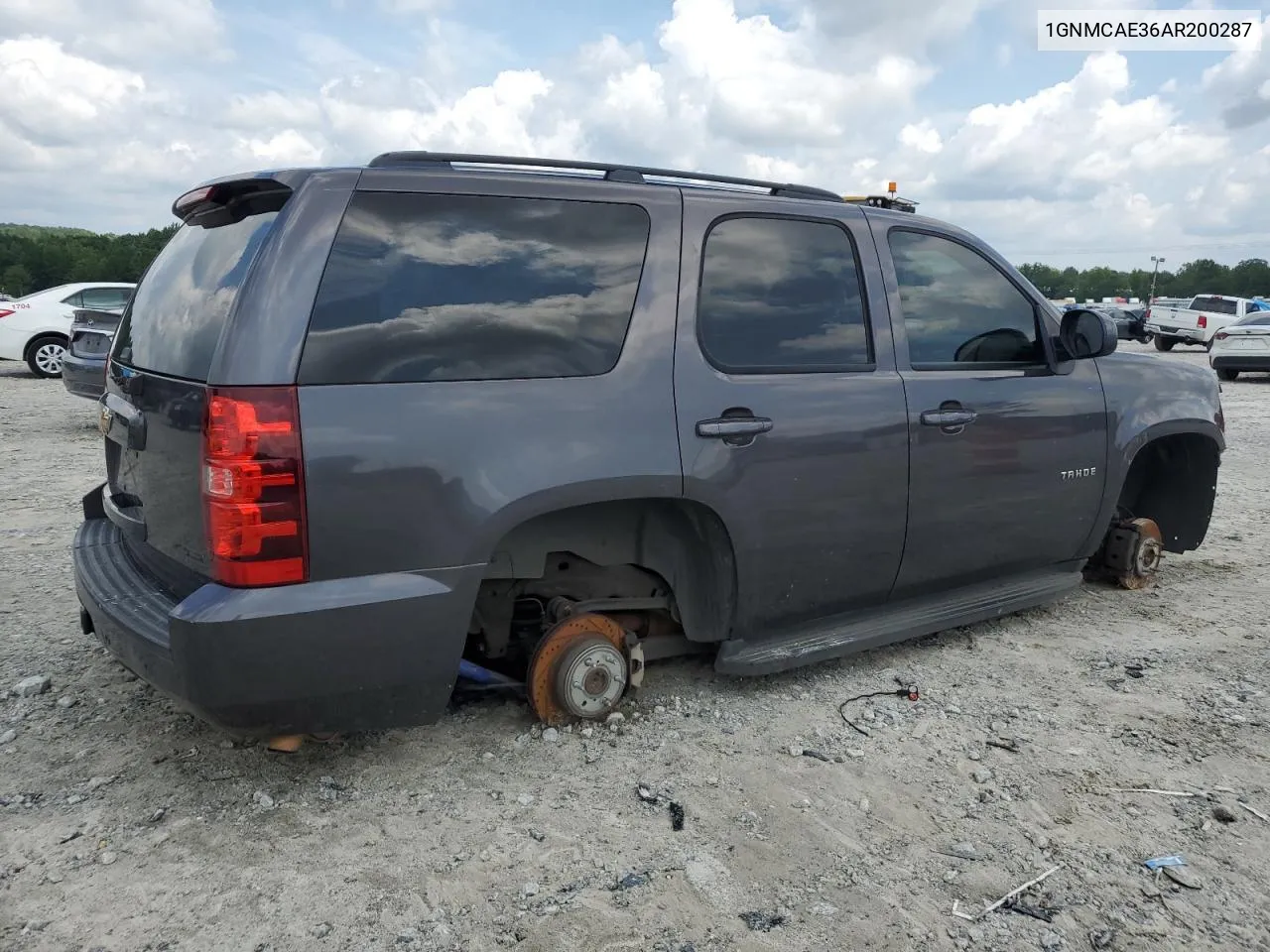 2010 Chevrolet Tahoe C1500 Ls VIN: 1GNMCAE36AR200287 Lot: 61846704