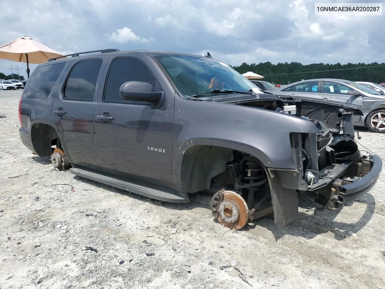 2010 Chevrolet Tahoe C1500 Ls VIN: 1GNMCAE36AR200287 Lot: 61846704