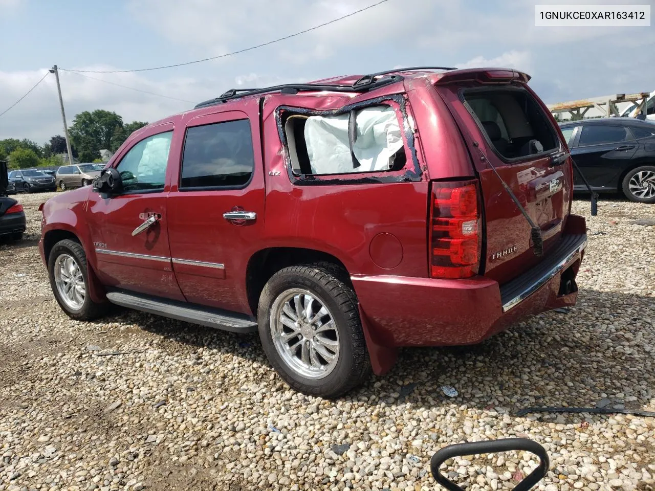 2010 Chevrolet Tahoe K1500 Ltz VIN: 1GNUKCE0XAR163412 Lot: 67609604